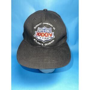Vintage Super Bowl XXXIV 2000 Hat Atlanta Georgia Logo 7 NFL Snapback Cap